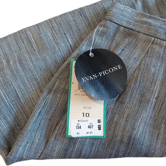 Vintage EVAN PICONE Linen Blend SKIRT SIZE 10 ***NEW WITH TAGS!*** - Picture 3 of 8